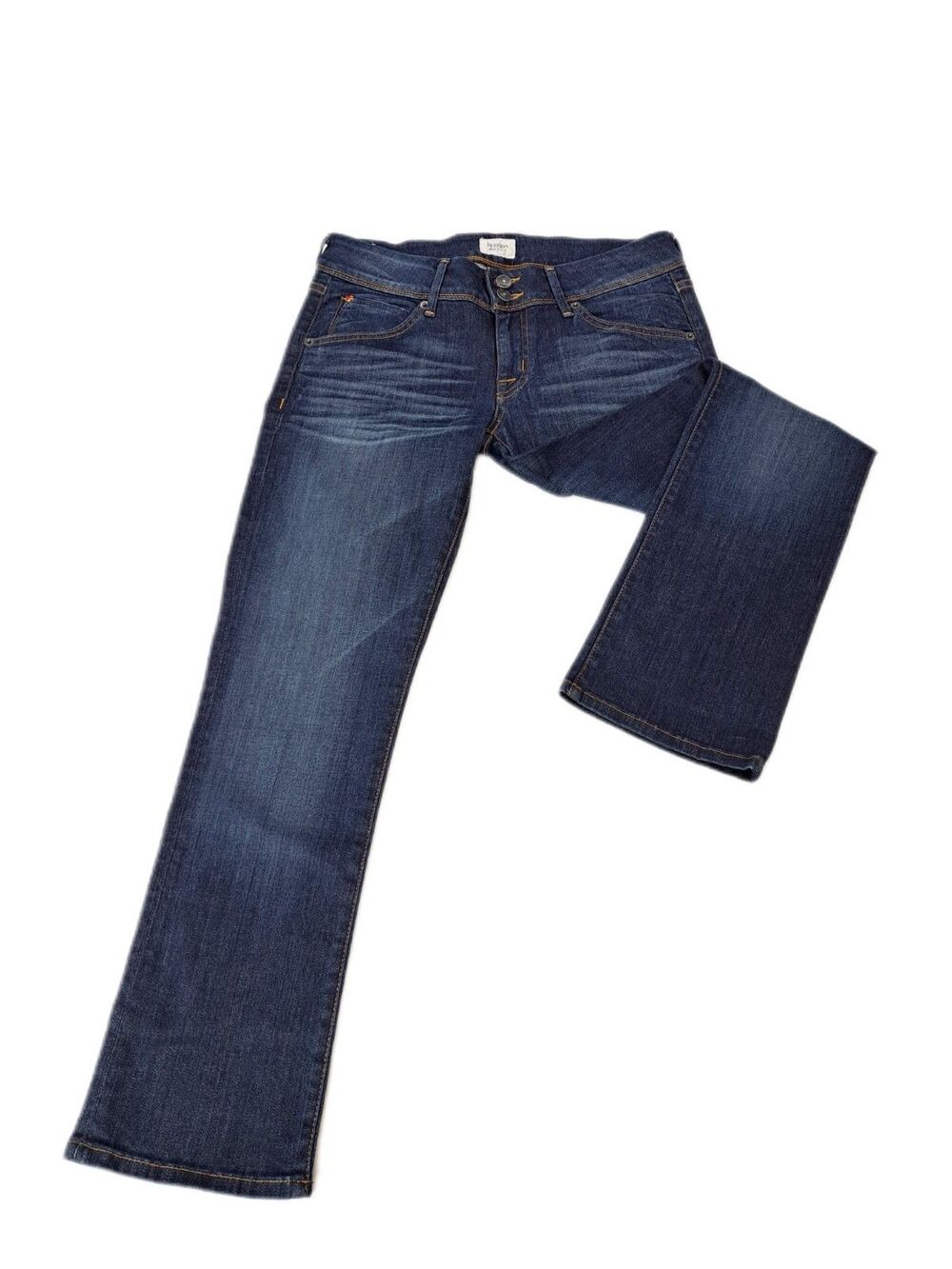 Hudson Jeans Beth Mid-Rise Baby Bootcut Crop Jean Flap Pocket Women's Size 27
